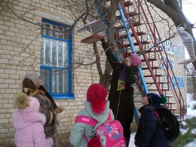  птиц на участке ДЭЦ ведут учащиеся объединения Акварелька вместе с преподавателем Абрамович Н.Г..JPG